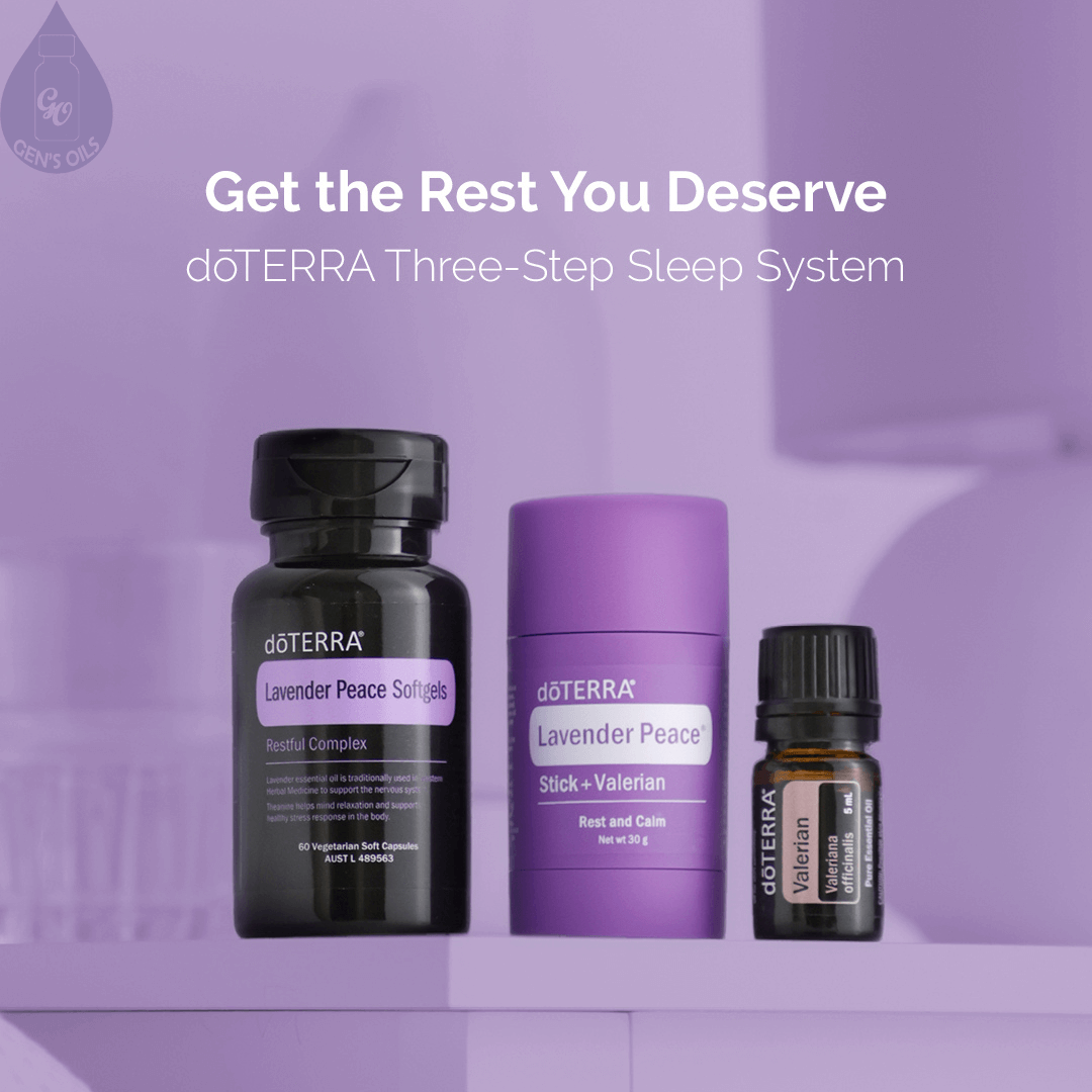 Get the Rest Your Deserve. doTERRA Three-Step Sleep System. 