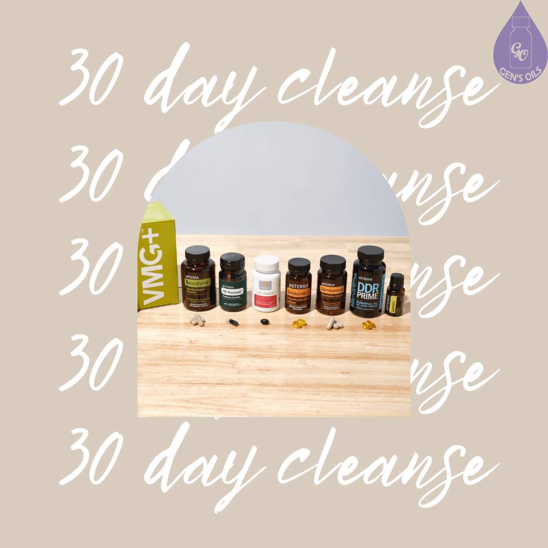 Products used in the 30-day Day Cleanse.