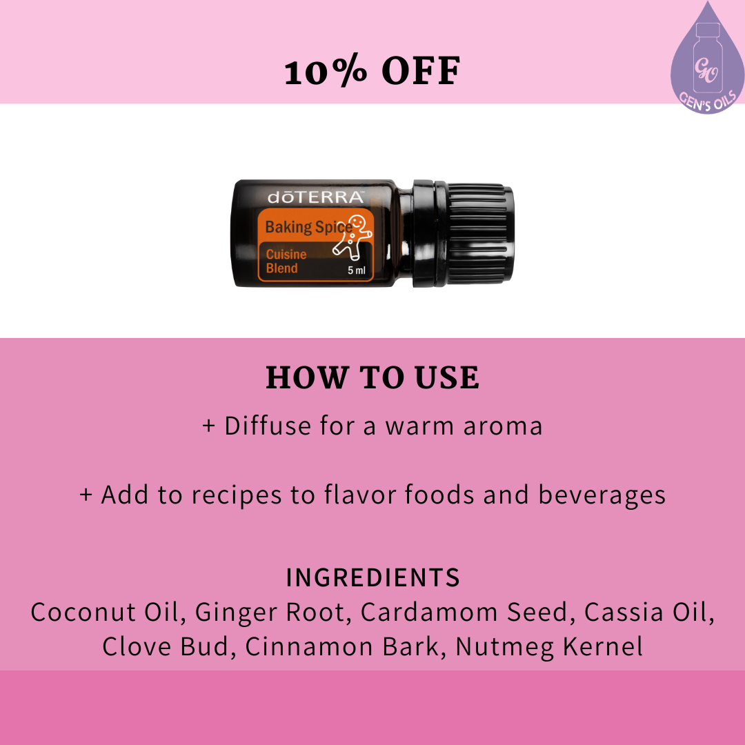 10% off Baking Spice Cuisine 5mL