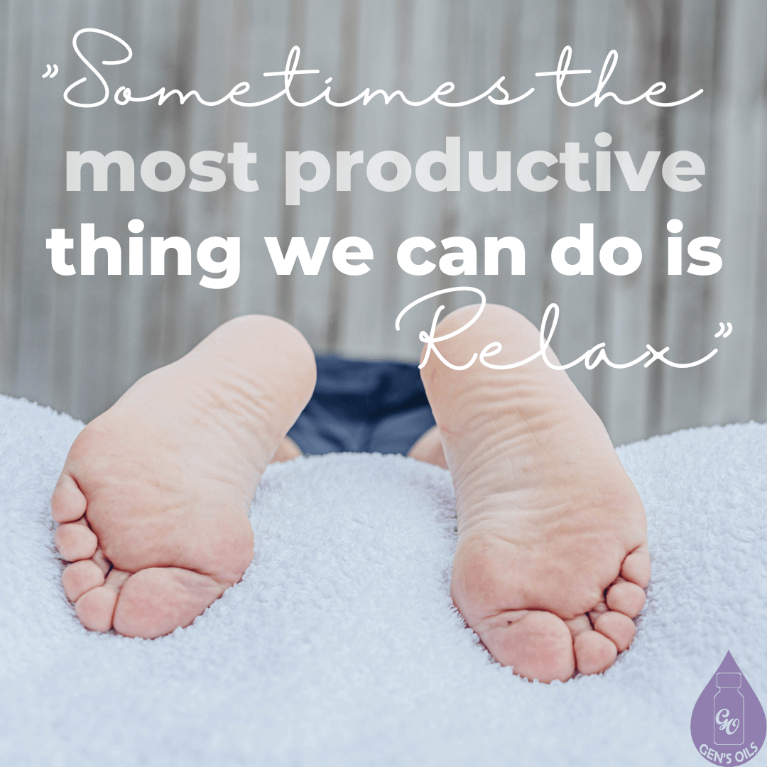 Sometimes the most productive thing we can do is Relax
