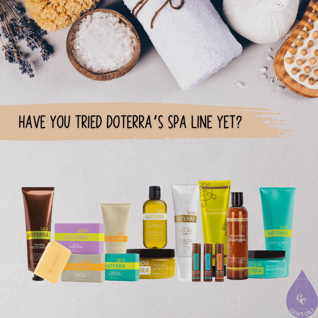 doTERRA Spa Range with the question; 'have you tried doTERRA's Spare Range yet?