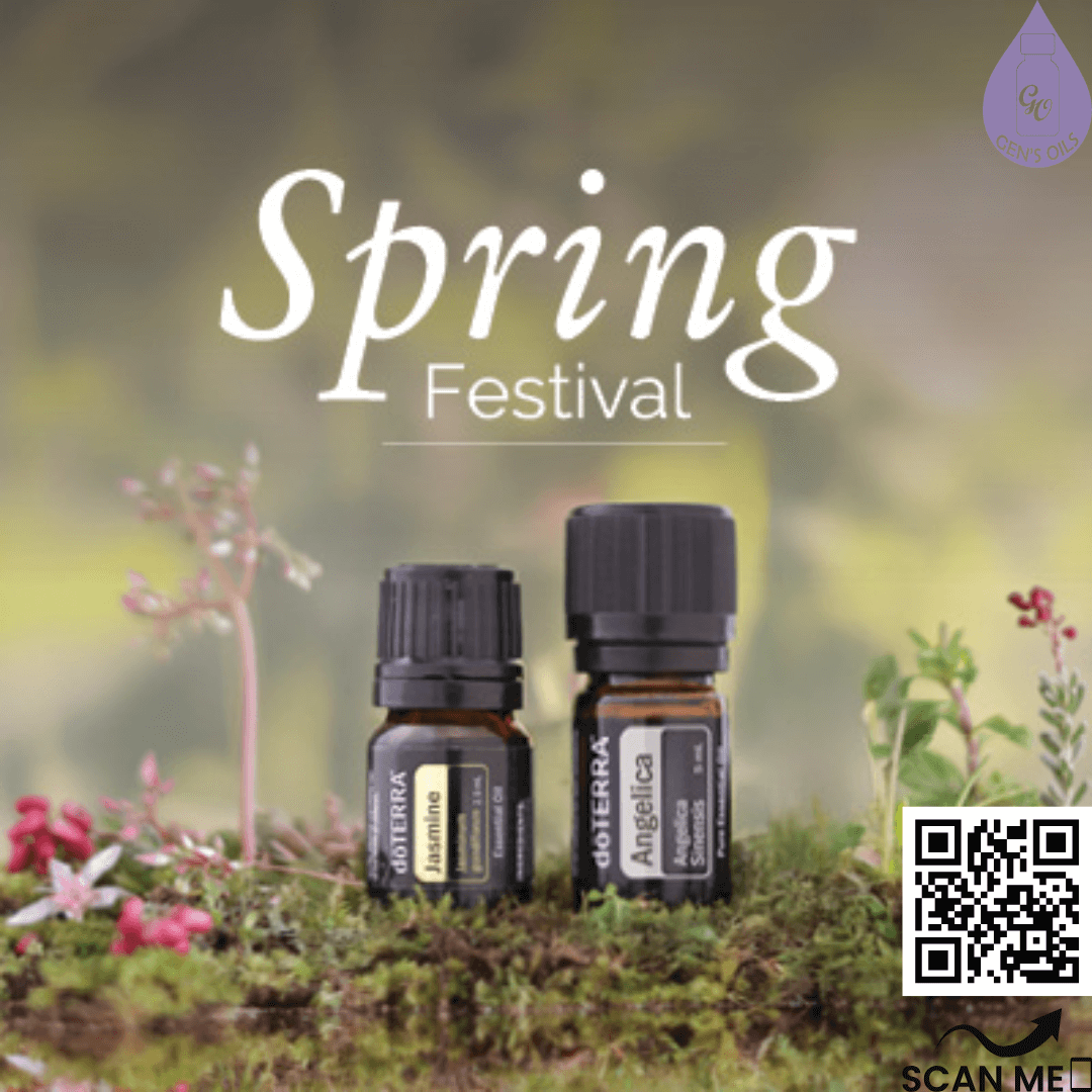 Spring Festival. Jasmine & Angelica essential oils.