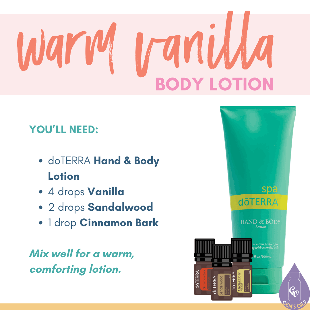 Warm Vanilla Body Lotion recipe