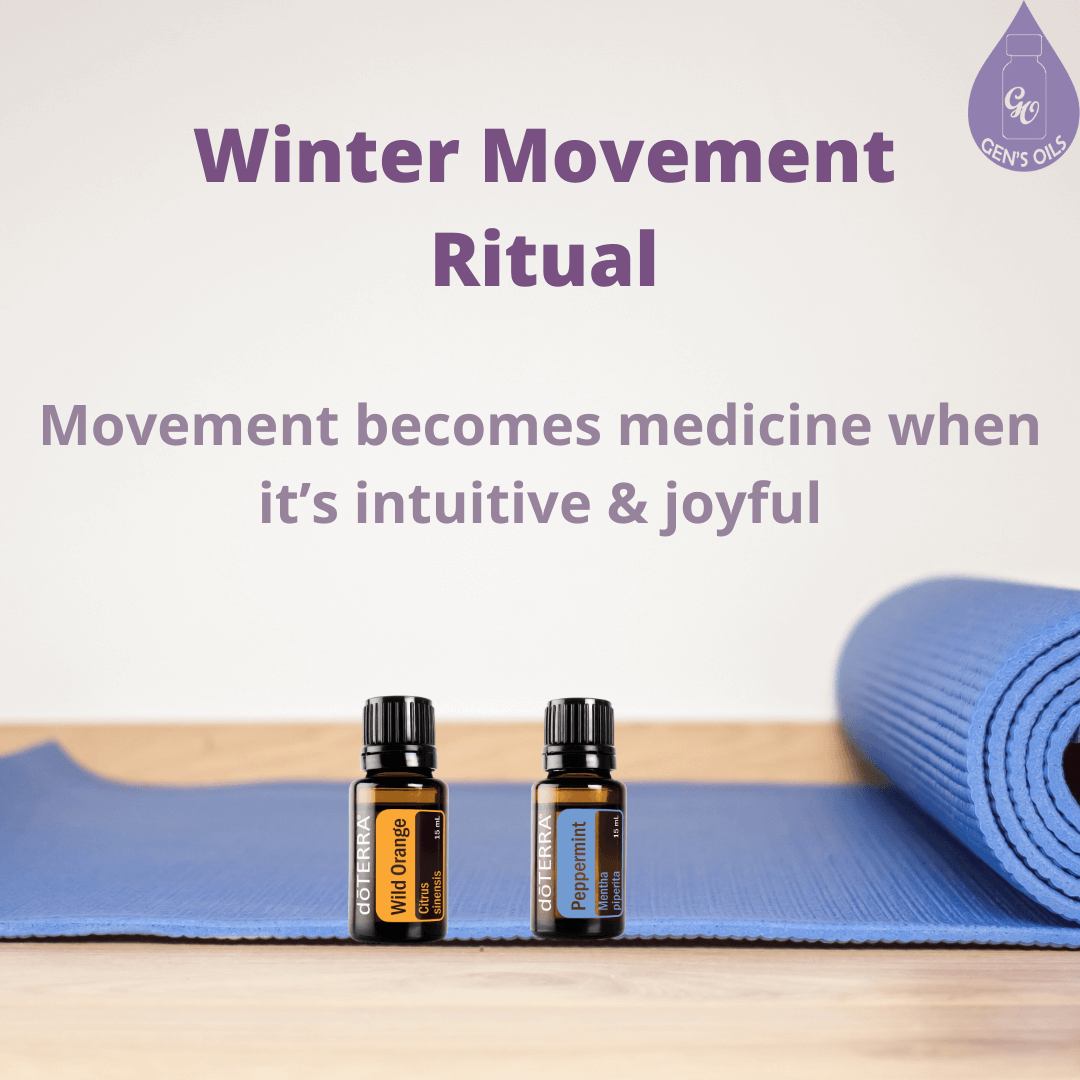 Winter Movement Ritual. Movement becomes medicine when it's intuitive & joyful.