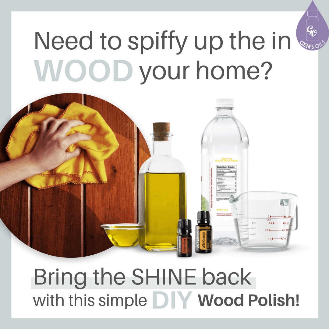 Need to spiffy up the wood in your home? Bring back the shine with this simple DIY Wood Polish