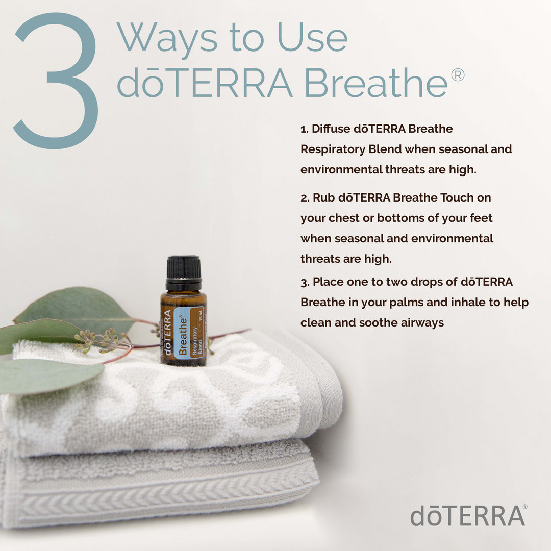 3 Ways to Use doTERRA Breathe Blend Essential Oil