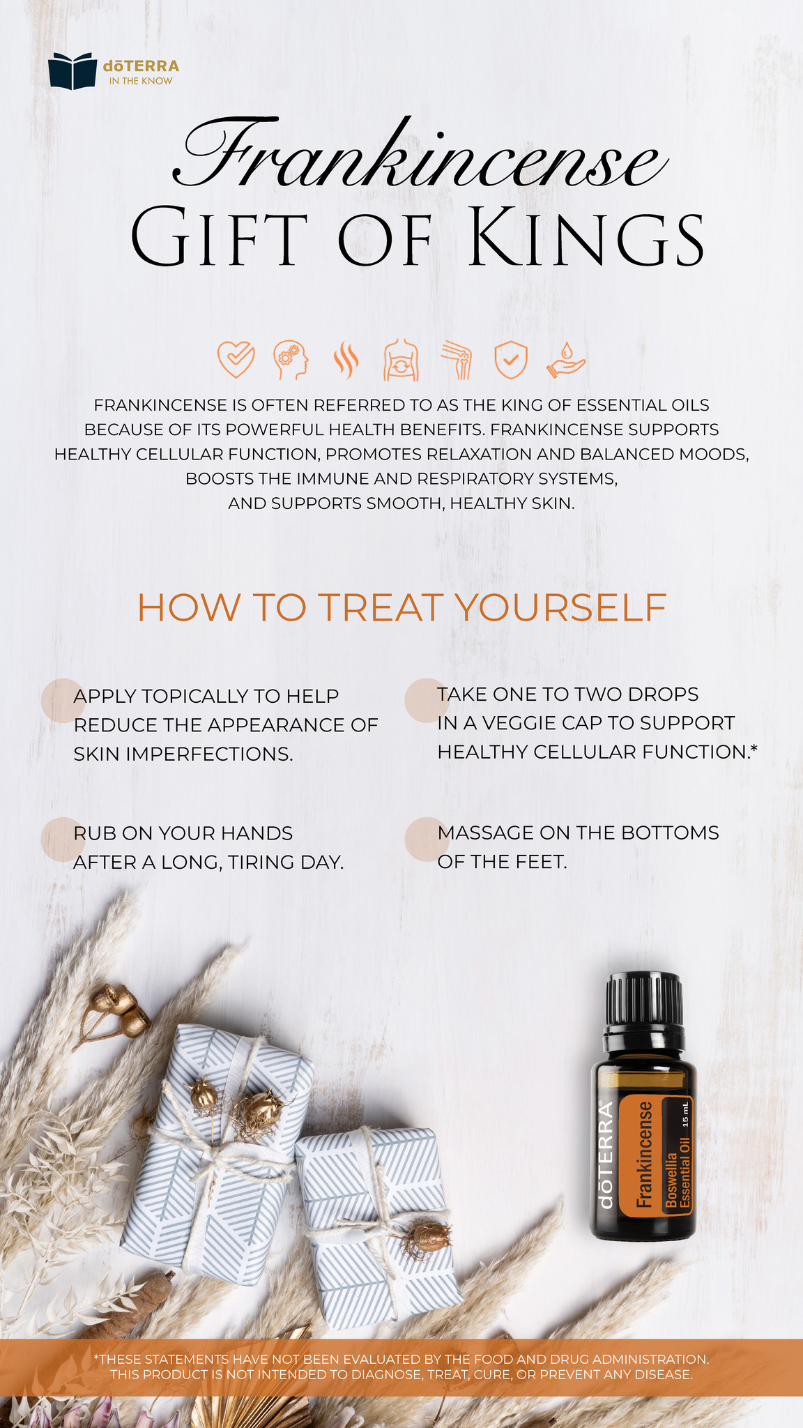 Frankincense Gift of Kings, Respiratory Support Essential Oils