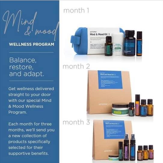doTERRA Mind & Mood Wellness Program, stress, anxiety, times of transition, emotional support