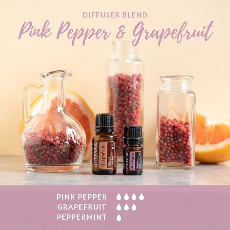Pink Pepper & Grapefruit Diffuser Blend