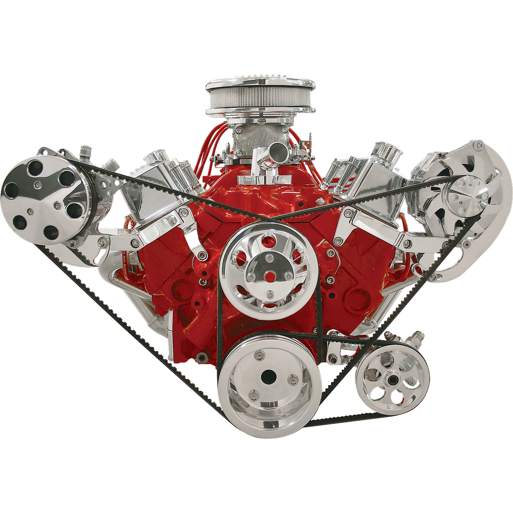 Bracket – Compressor (508) Side Mount V-Groove SBC Long Water Pump