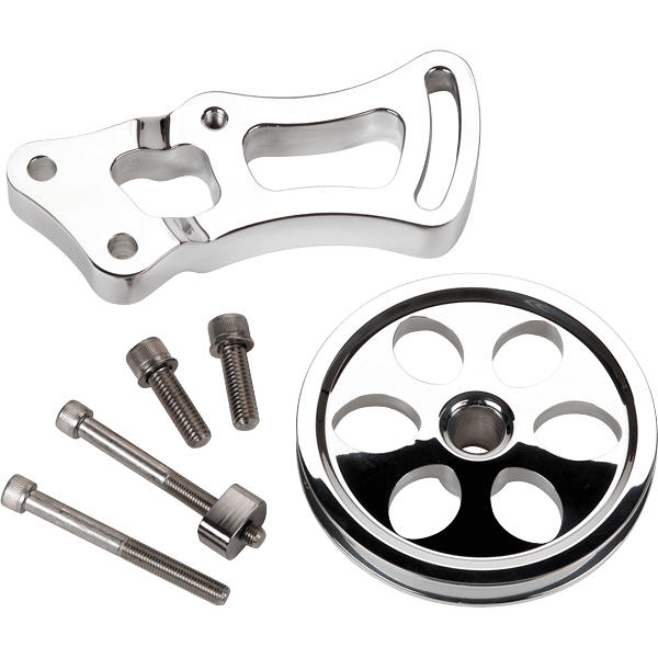 Bracket – Power Steering SBC Short Water Pump w/V-Groove Pulley