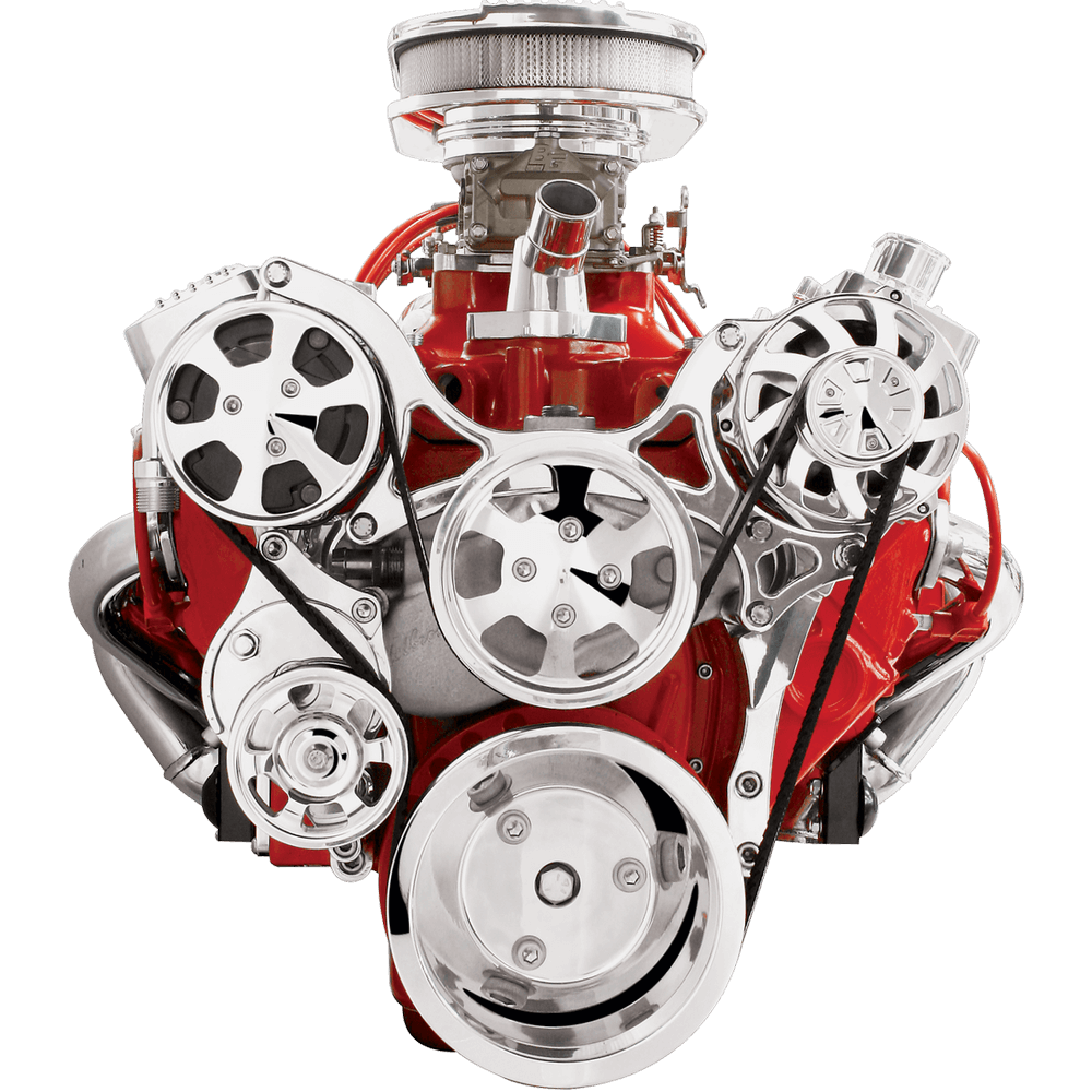 Premium Tru Trac Serpentine System - Small Block Chevy