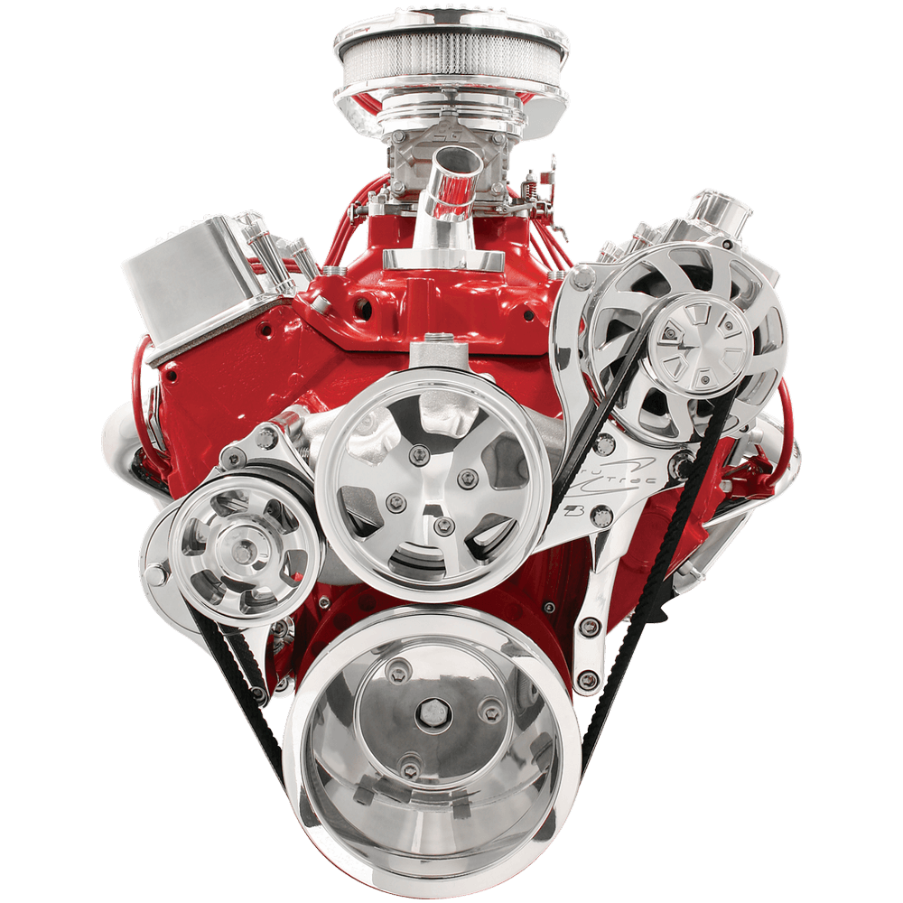 Premium Tru Trac Serpentine System - Small Block Chevy