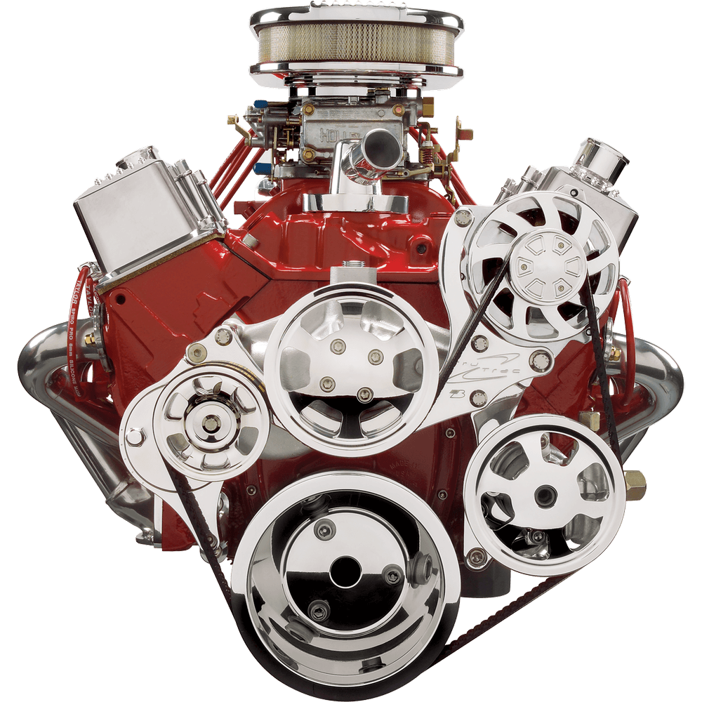 Premium Tru Trac Serpentine System - Small Block Chevy