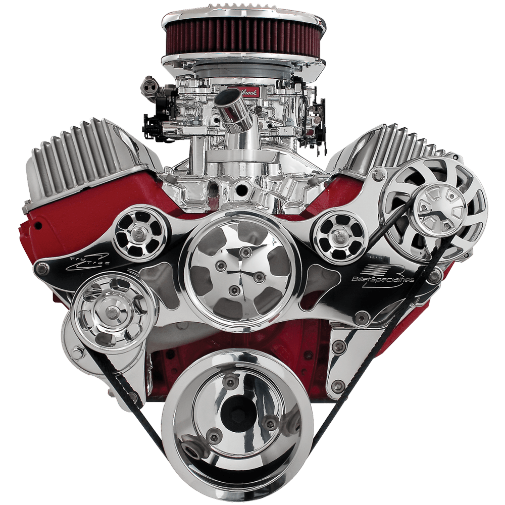 Premium Tru Trac Serpentine System - 348/409 Chevy