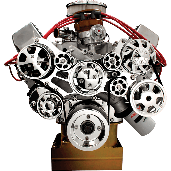 Premium Tru Trac Serpentine System - Big Block Ford