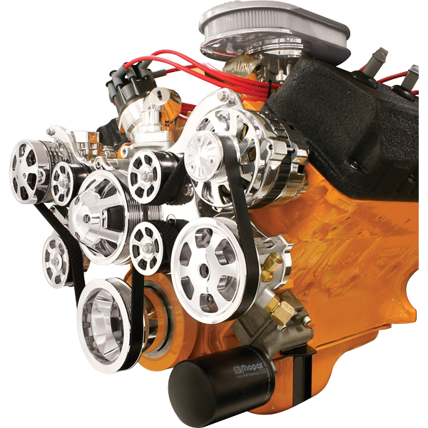 Tru Trac Serpentine System - Big Block Chrysler | HEMI