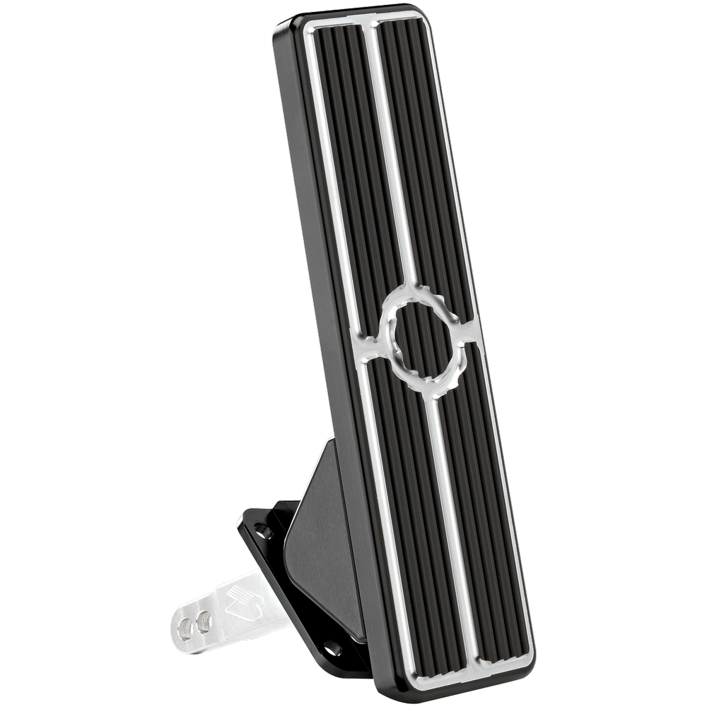 50% Off Gas Pedal Assembly - Universal Floor Mount - Black Anodized