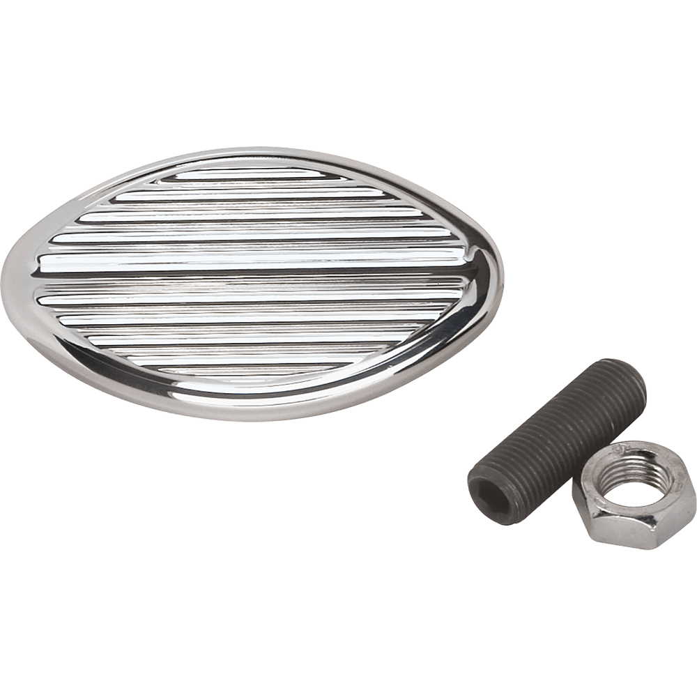 50% Off Brake/Clutch Pedal - Street Rod - Oval - Polished