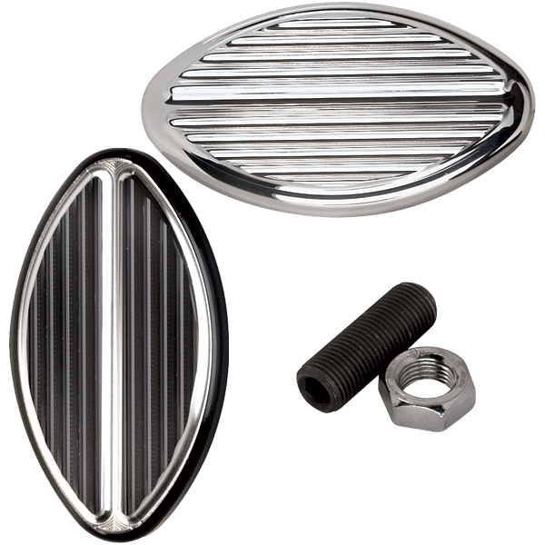 Brake/Clutch Pedal - Street Rod - Oval