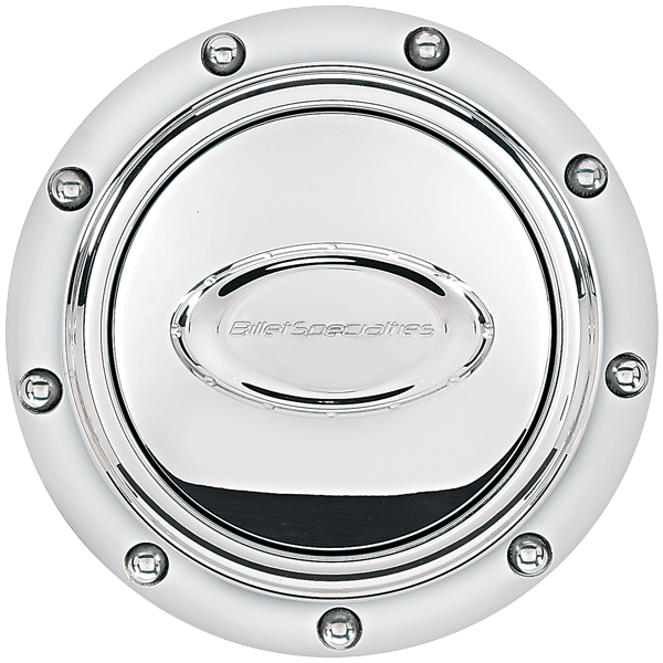 Pro-Style Horn Button - Rivet / Polished / Polished Logo