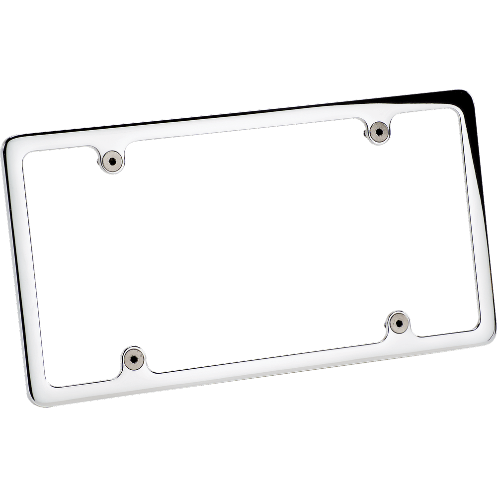 Billet Recessed License Plate Frame Plain