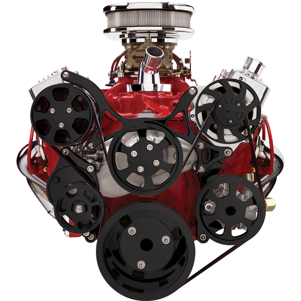 Premium Tru Trac Serpentine System - Small Block Chevy