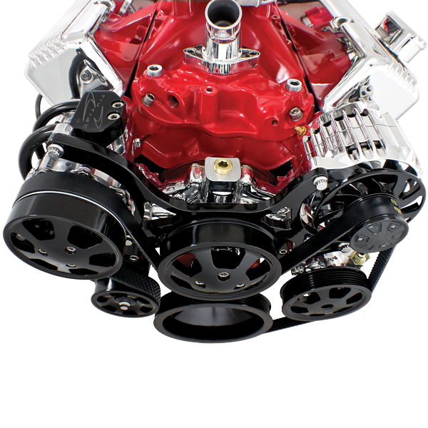 Premium Tru Trac Serpentine System - Small Block Chevy