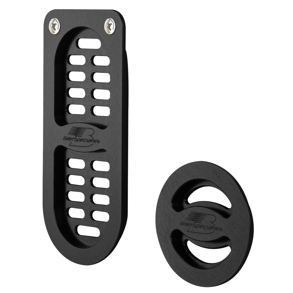 50% Off GM Black Billet Door Jamb Vents 72-76 Chevrolet Impala / Caprice B-Body