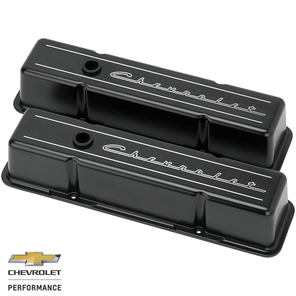 Chevrolet Script Small Block Chevy Valve Covers