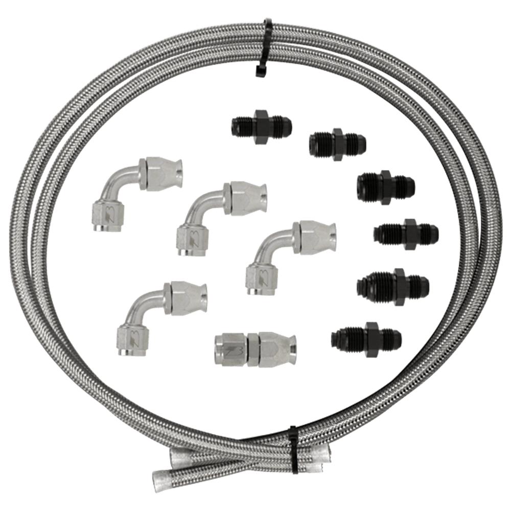 Power Steering Hose Kit for Pump Mount Reservoir