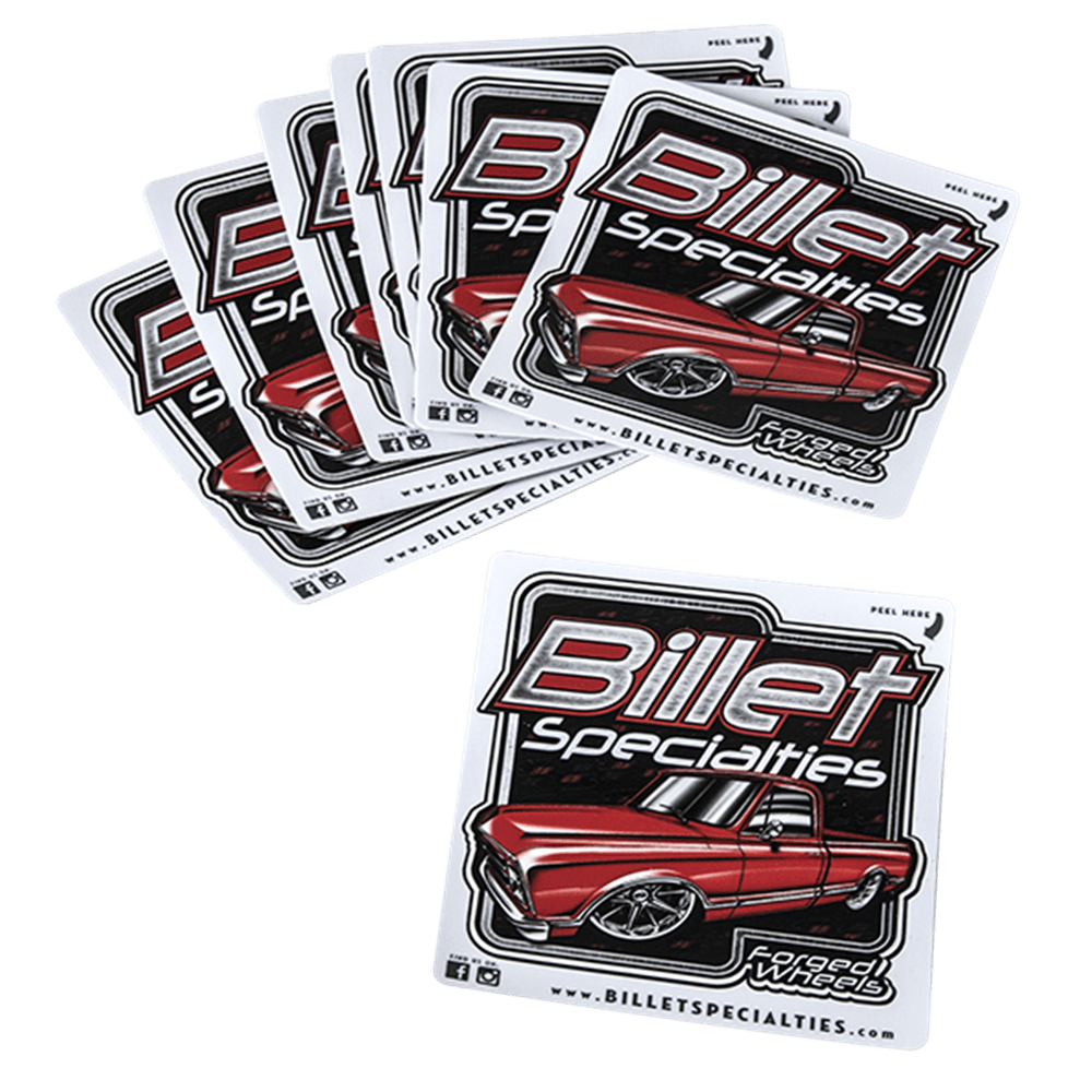 Billet Specialties Red C/10 Decal