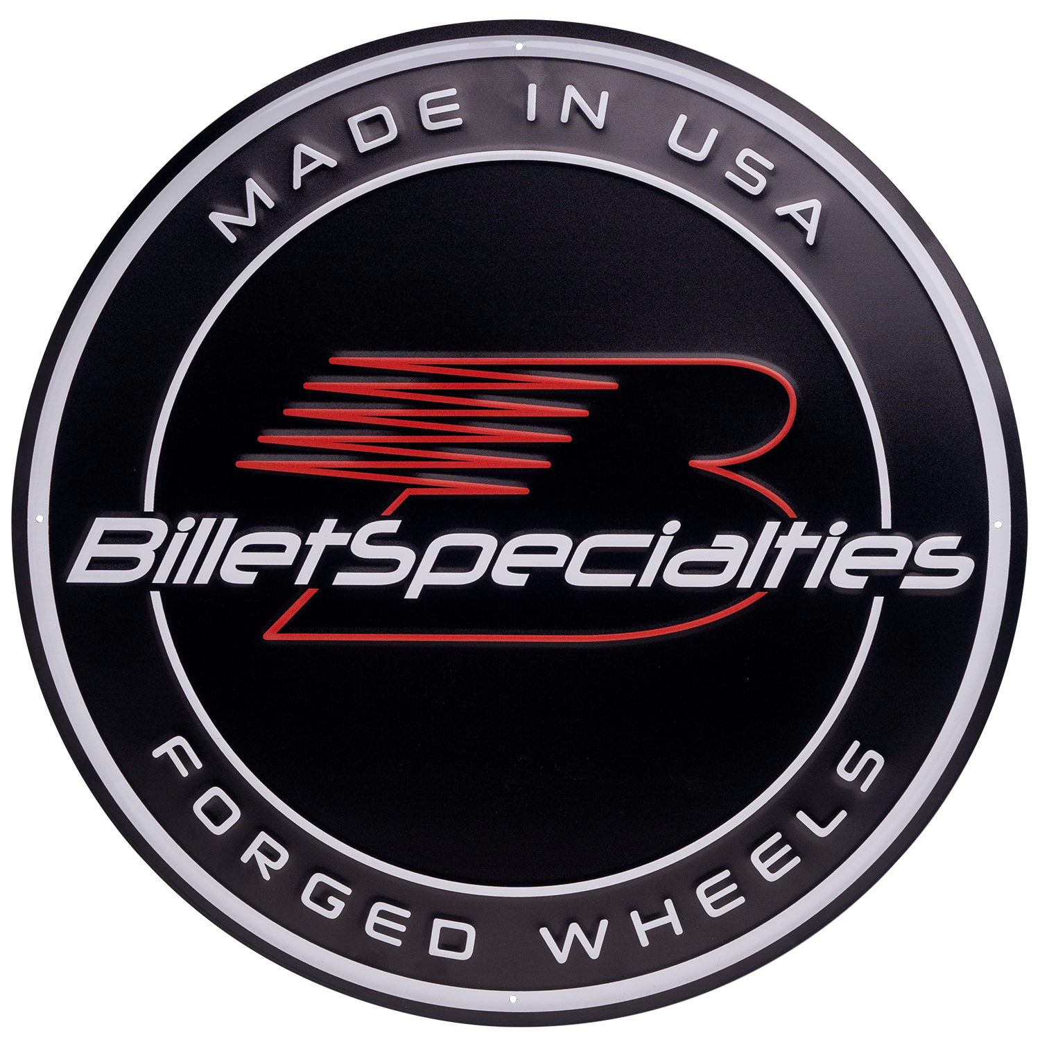 BILLET SPECIALTIES FORGED WHEELS METAL SIGN - **LIMITED EDITION**