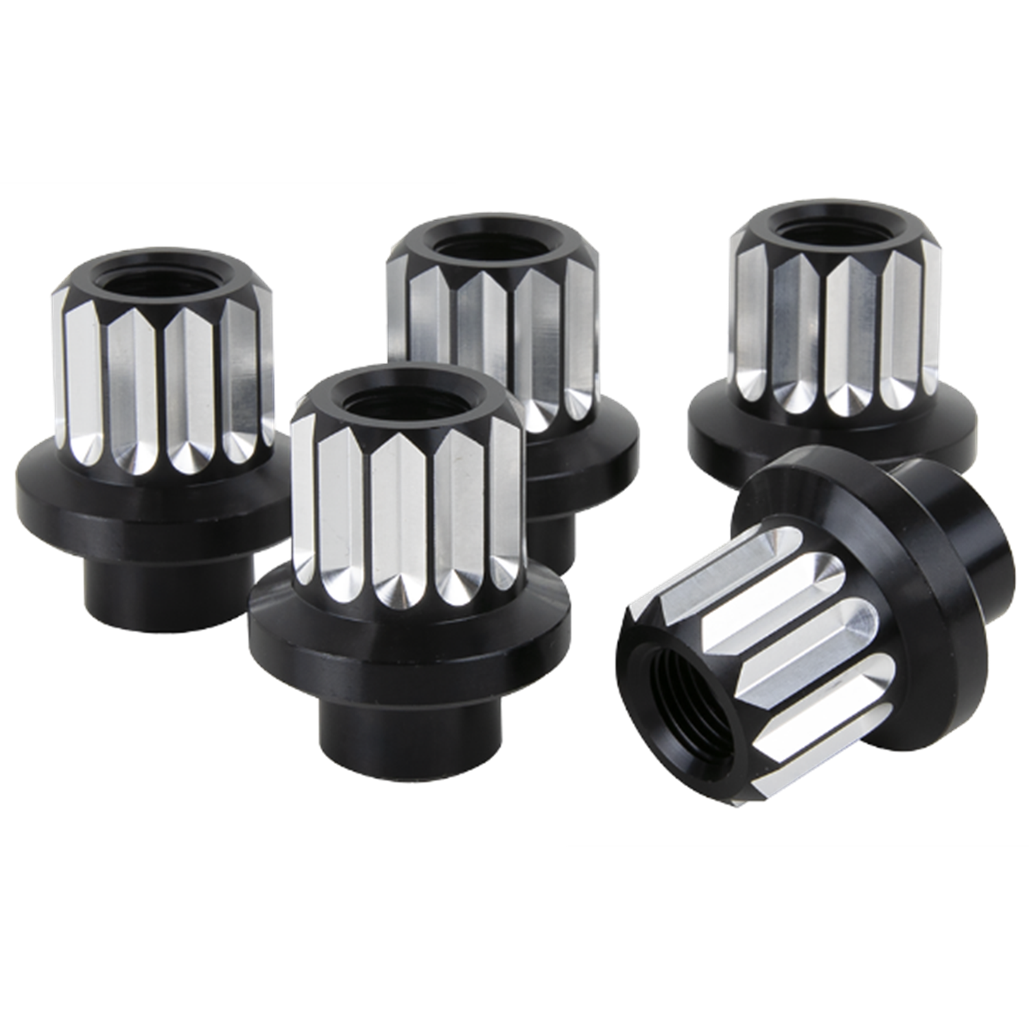Billet Aluminum Race Lug Nuts Mag Shank Style 5PK