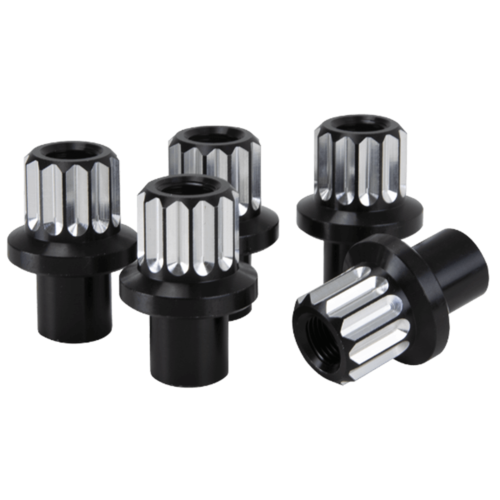 Billet Aluminum Race Lug Nuts Mag Shank Style 5PK