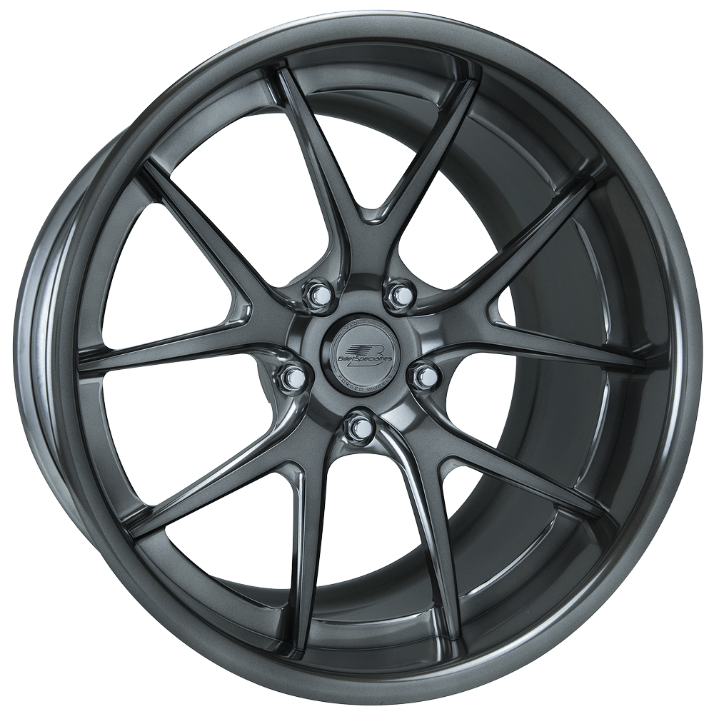 Prism 19x12 With Polished Smoke Gloss Center and Rim - SOLD AS PAIR