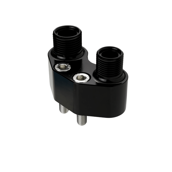 Billet Specialtes Sanden SD-7 Straight Out Compressor Manifold