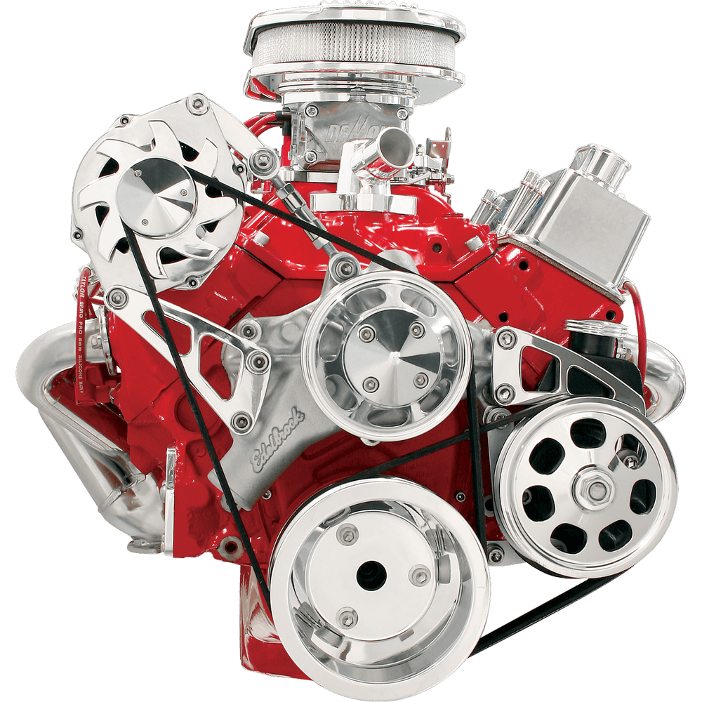 Serpentine Conversion - SBC - Top Mount Alt & P/S