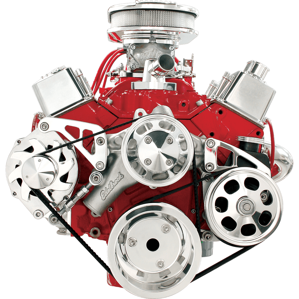 Serpentine Conversion - SBC - Mid Mount Alt & P/S