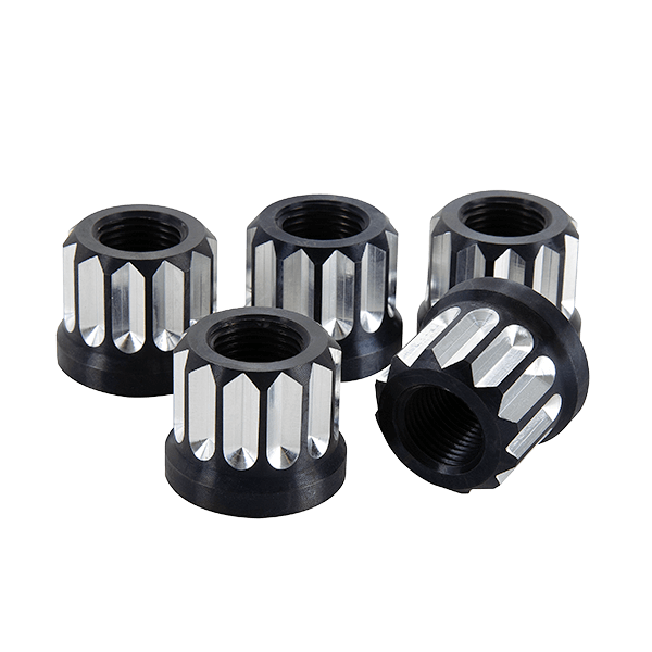 Billet Aluminum Race Lug Nuts 5/8-18 Flange Nut 5PK