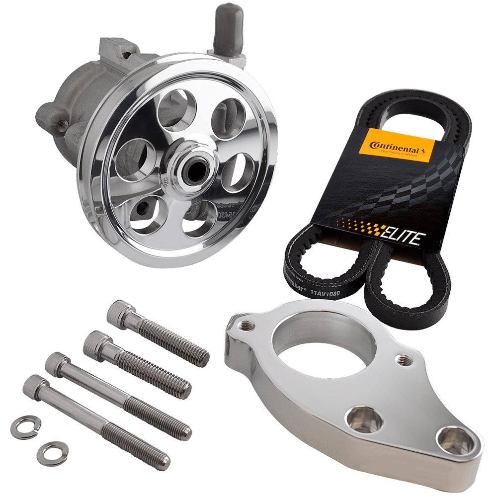 Billet Specialties Big Block Chevy BBC V-Trac Power Steering Add-on Kit