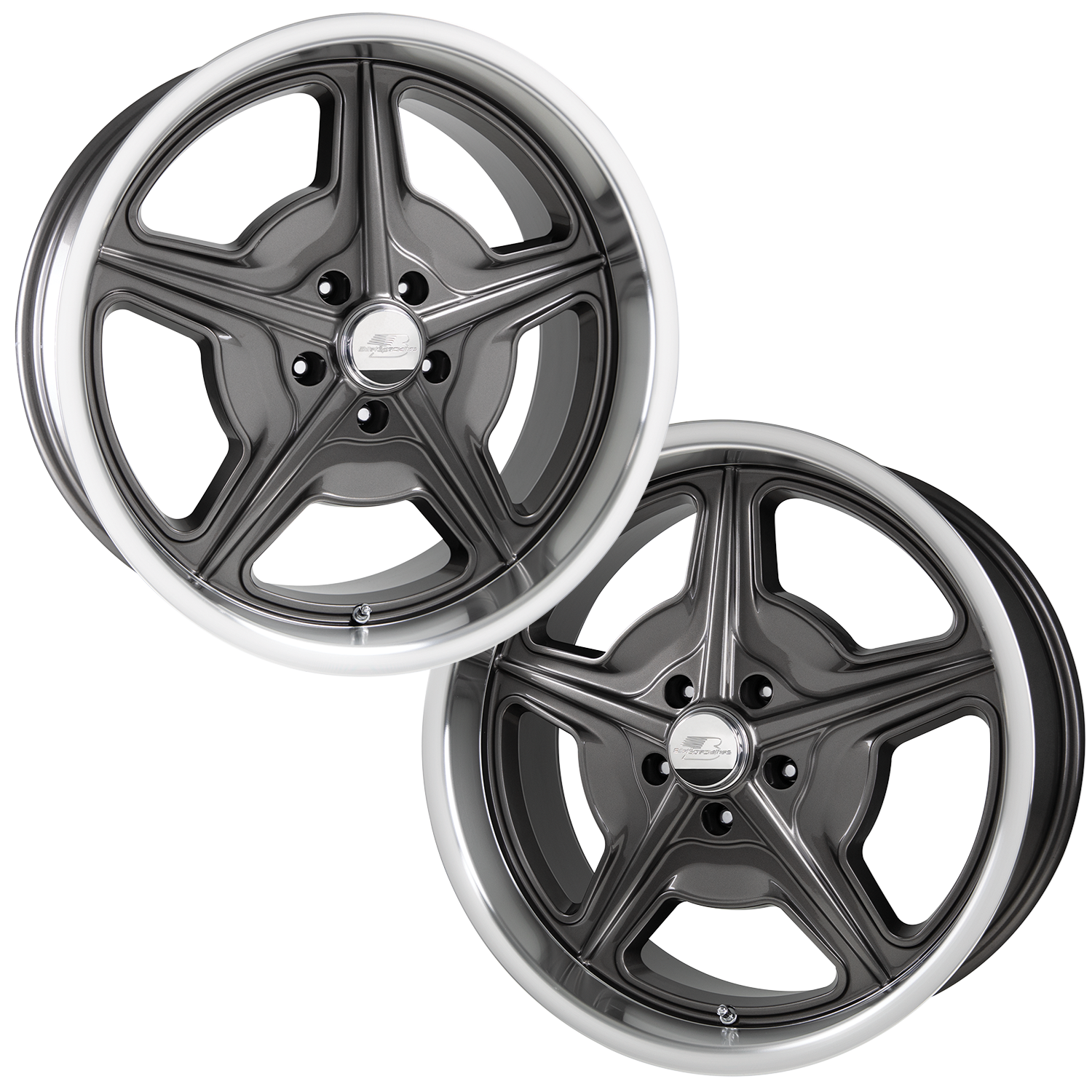 Speedway Titanium - Set Of 4: 20x8.5,20x10