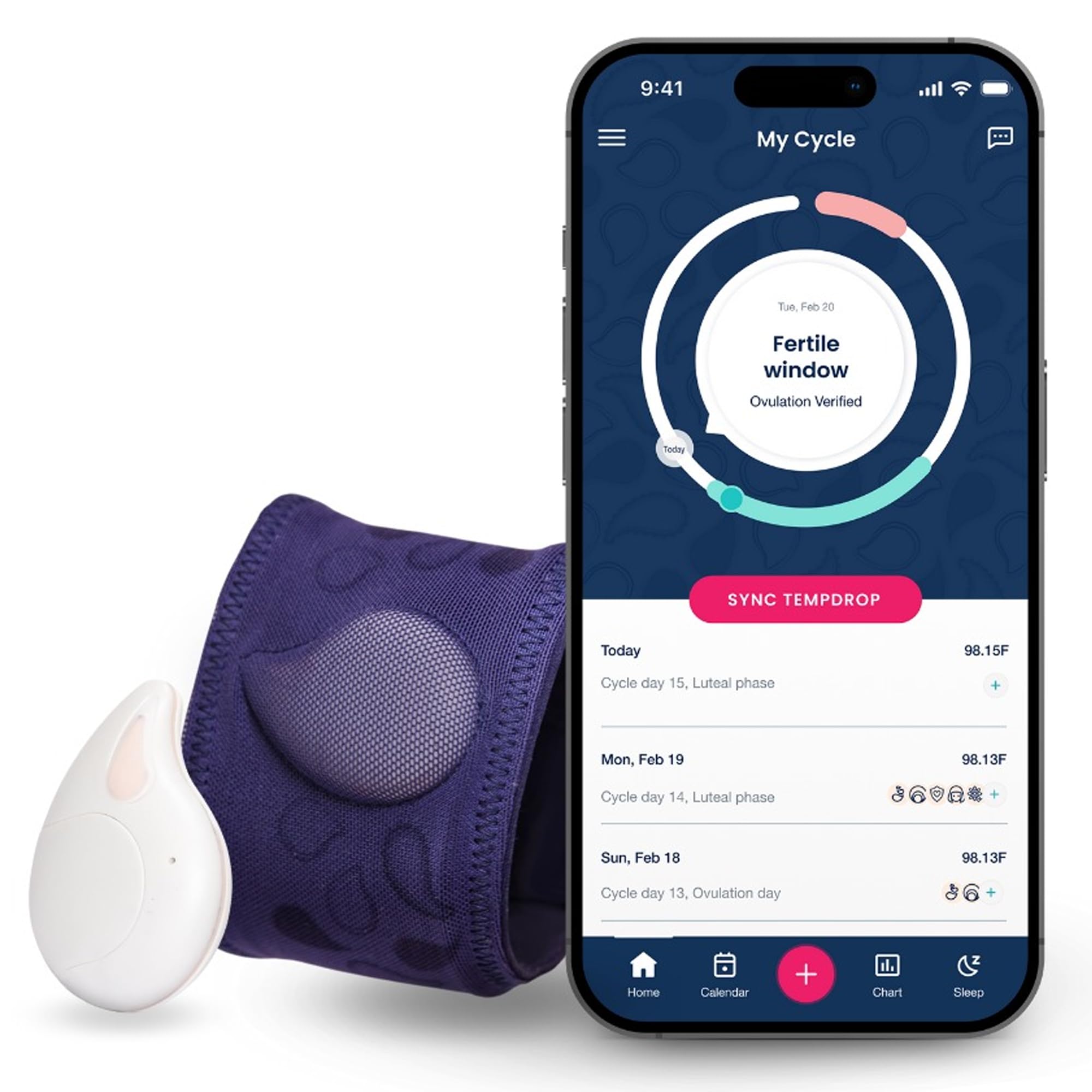 Tempdrop — wearable BBT armband sensor