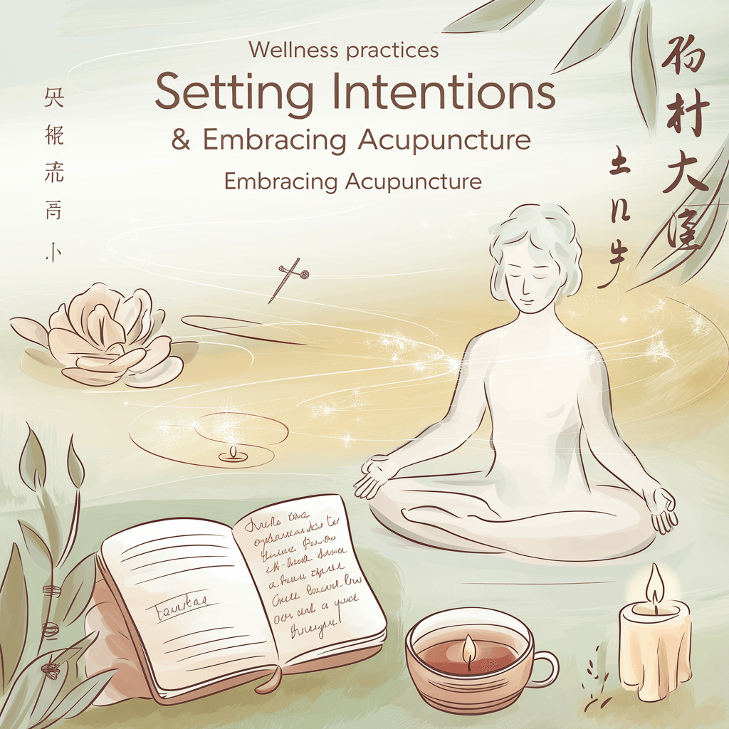 from resolutions to intentions: the mindful shift that will transform your wellness journey, a serene and inspiring illustration show q2owmldrwwv