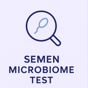 Semen Microbiome Test – male fertility test to detect bacteria and yeast in the semen microbiome, improve sperm health, and support conception.