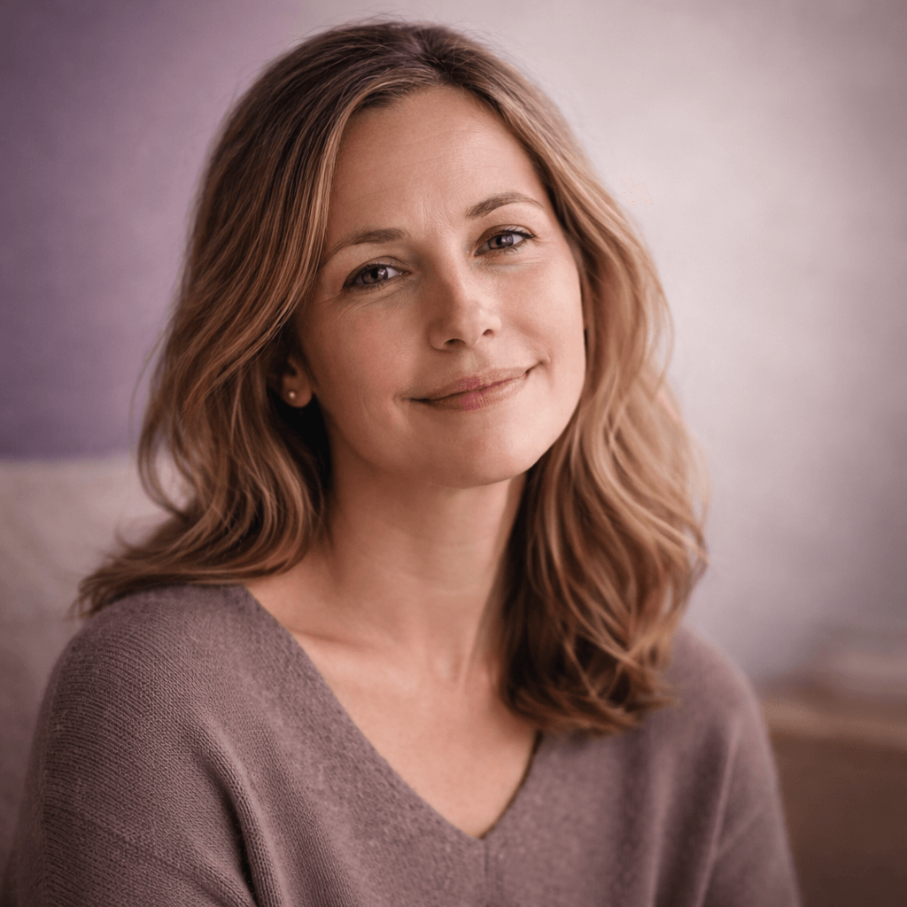 Client testimonial image describing long-term migraine relief with acupuncture in Middlesbrough