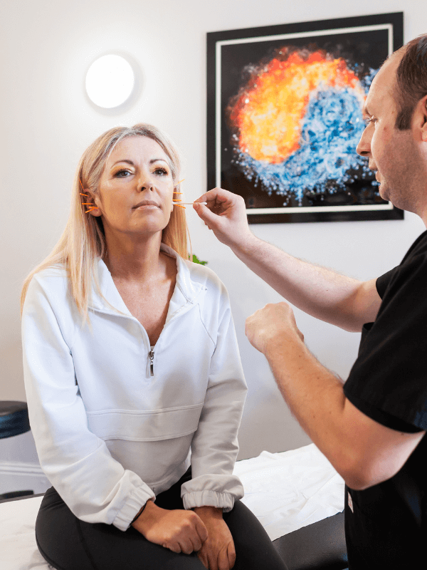 Anthony Thomas providing auricular acupuncture and pain relief treatment in Middlesbrough