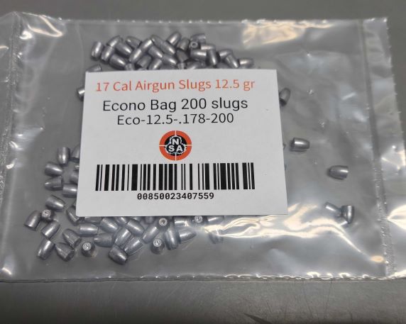 17 Cal Airgun Pellets 12.5 gr