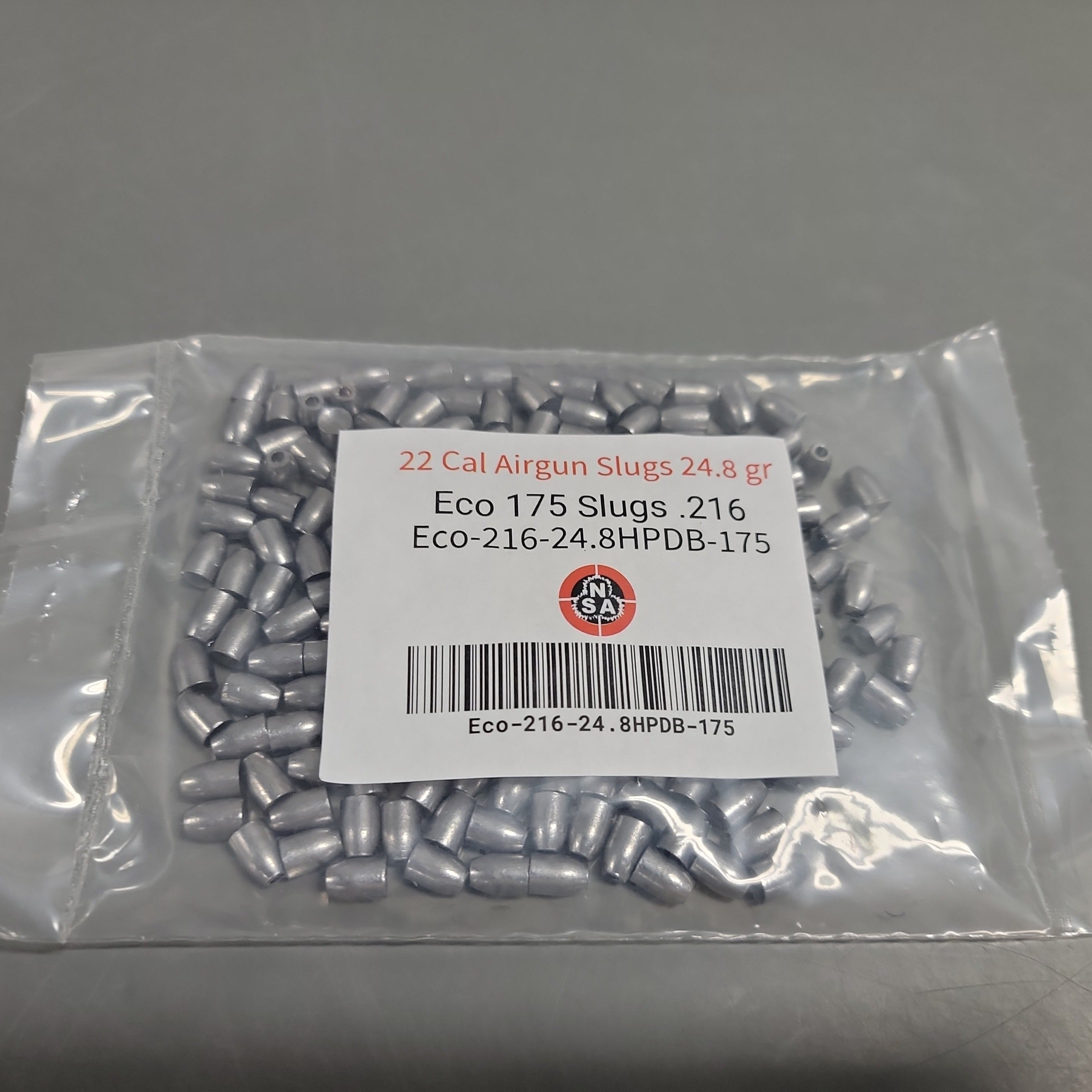 22 Cal Airgun Slugs 24.8 gr