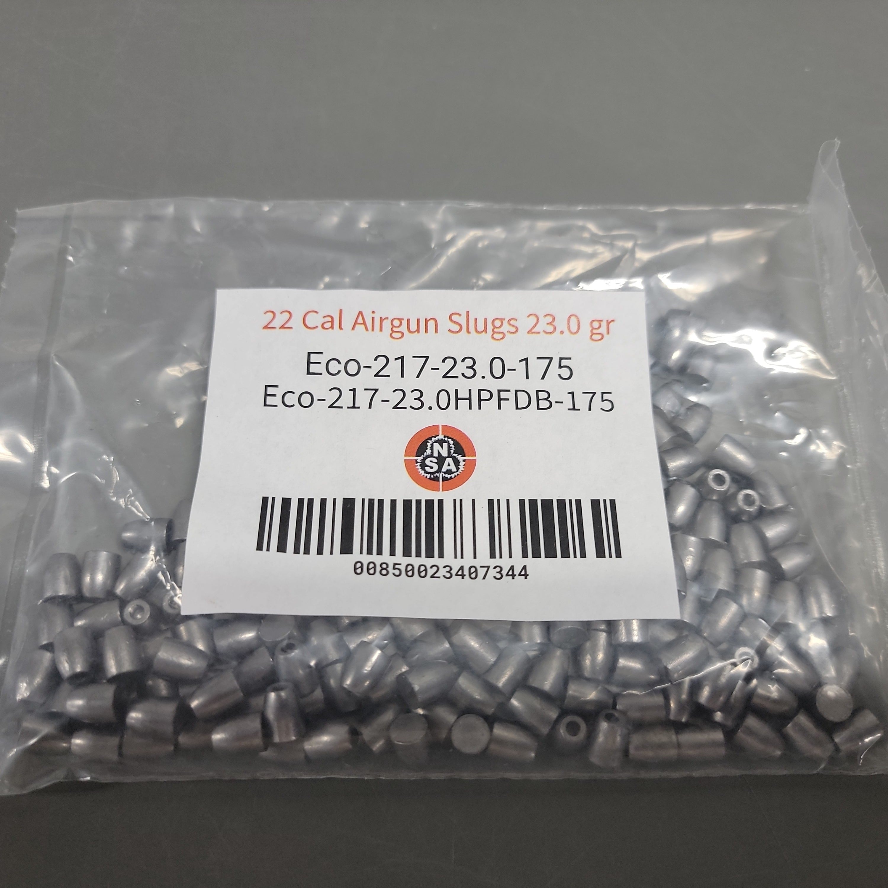 22 Cal Airgun Slugs 23.0 gr